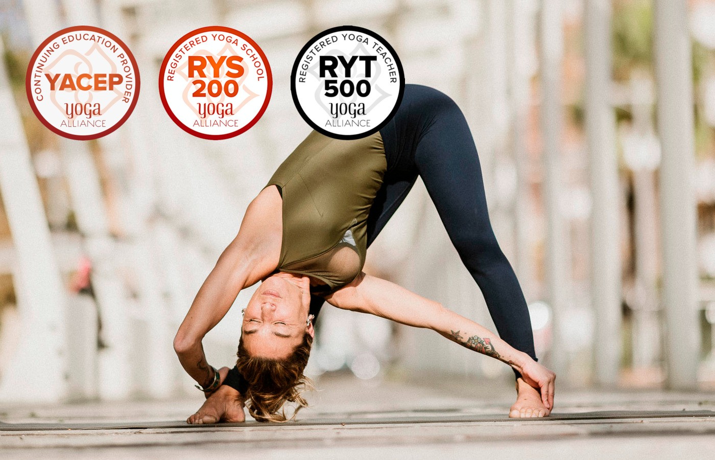 istruttrice di yoga